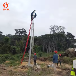 <span class=keywords><strong>Poste</strong></span> <span class=keywords><strong>Eléctrico</strong></span> Octagonal de Distribución Compuesto de Hierro, Metal, Acero Galvanizado, para Servicios Públicos, de 9m, 16m, 18m, 10kv, 15kv, Marca SLOER - Product Image 3