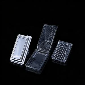 Groothandel Sandwich Driehoekige <span class=keywords><strong>Cake</strong></span> Blisterverpakking Wegwerpbaar Recycleerbaar Afhaal Transparante <span class=keywords><strong>Plastic</strong></span> PET Voedselcontainers Met Embossing - Product Image 2