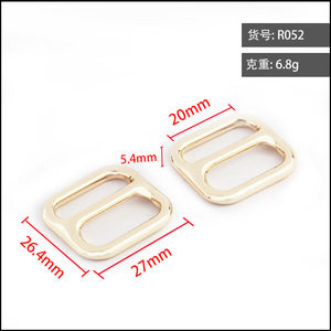 ห่วงรูปตัว D แบบปรับได้ ทำจากโลหะผสมสังกะสี สำหรับกระเป๋า ทนทานต่อการสึกหรอ อุปกรณ์เสริมฮาร์ดแวร์คุณภาพสูง - Product Image 4