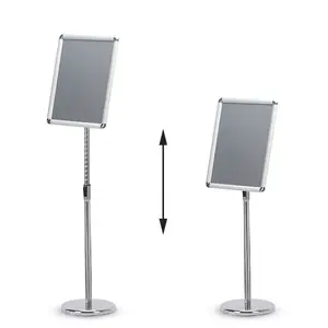 Free Standing Poster Display Floor Standing Restaurant Menu Board Stand Guide Sign