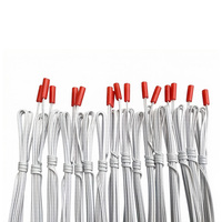 Allumeur pyrotechnique électrique à fil blanc de 4 m avec capuchon rouge, système d'allumage de feux d'artifice, télécommande à étincelle, sécurité, en vrac