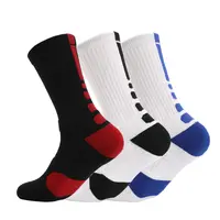 Sox MOQ 5 çift ucuz stok toptan yüksek kaliteli sıkıştırma koşu custom made yüksek kaliteli elite basketbol spor çorapları