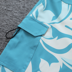 กางเกงขาสั้นชายแบบแห้งเร็ว กันน้ำ พร้อมเชือกผูกเอว สำหรับว่ายน้ำและเล่นเซิร์ฟ - Product Image 2