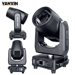Faro mobile a fascio ad alta luminosità da 380W con prisma arcobaleno e gobo per palcoscenici rotanti, ideale per discoteche ed eventi musicali dal vivo - Product Image 3