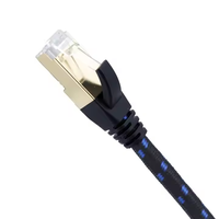Kabel Patch Ethernet Berjaket PVC LSZH Merek KECHENG Produsen OEM Desain Gratis Logo Kustom Cat6 Cat6a Cat7 Cat8 Bare