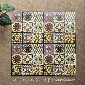Carrelage Motif Méditerranéen Cottage 600x600mm Collection Sol et Mur pour Chambre à Coucher - Product Image 4