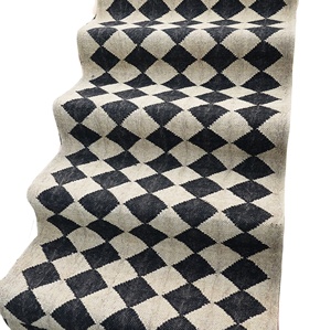 Tapis de couloir en laine et jute Kilim vintage indien pour salon, tapis Dhurrie décoratif vintage tissé à la main, tissé sur métier à tisser manuel - Product Image 6