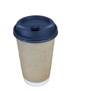 eco friendly kraft cup for coffee hot chocolate paper cups factory sell