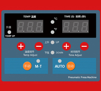 Machine de presse à chaud pneumatique semi-automatique double station Image Art RS-P260 neuve 40x60cm avec compresseur d'air 50L pour T-shirts et vêtements DTF