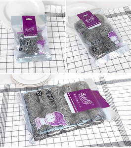 Cepillo de Cocina 4 en 1 de Acero Inoxidable Ecológico y Duradero, Cepillo de Limpieza para Ollas y Platos, 4/6/20 Piezas - Product Image 5