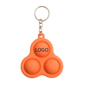 Llavero de Silicona Sensorial Antiestrés con Logotipo Personalizado al por Mayor de China - Product Image 1