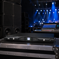 Amplificateur de puissance numérique 2 canaux classe D, amplificateur en rack 1U pour système audio professionnel
