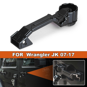Black Exterior <b>Door</b> <b>Handle</b> For Jeep Wrangler JK 07-17 Off Road Vehicle <b>Replacement</b> Part Plastic Material - Product Image 4