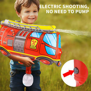 2024 Dowellinบอลลูนปืนฉีดน้ําไฟฟ้าเครื่องยนต์ดับเพลิงรูปร่างปืนของเล่นปืนฉีดน้ําสําหรับเด็ก - Product Image 4