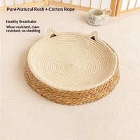 Lit-griffoir intégré pour chat en corde de sisal, grattoir pour chat, soulagement des démangeaisons, forme de nid, universel quatre saisons