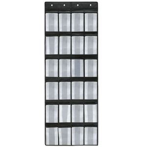 Sac de rangement suspendu 33x15x85cm en PVC, organisateur rectangulaire multifonctionnel pour accrocher derrière les portes ou sur les murs, pour un rangement bien rangé - Product Image 1
