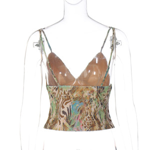Trending Products 2026 New Arrivals Sexy Spaghetti Strap Girl's Fashion <strong>Crop</strong> <strong>Tops</strong> Sexy <strong>Sequins</strong> Shiny Camisole <strong>Tops</strong> Wholesale - Product Image 5