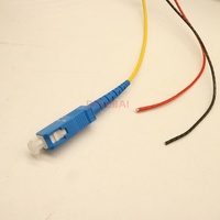 Câble composite pour UAV à haute résistance 2x18AWG+1SMOF avec connecteur FC 1000VDC 2000N Traction ultra légère 100m de longueur