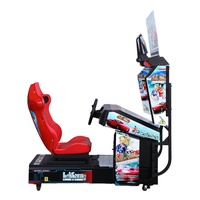 Centre d'amusement intérieur de qualité chinoise Arcade à jetons HD Outrun Driving Video Racing Car Game machine