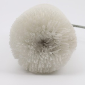 แปรงลูกกลิ้งทาสี ขนยาว ทำจากเส้นด้ายฝ้าย ขนาด 18 มม. ด้ามจับพลาสติก รูปทรงกลม สำหรับเครื่องมือทาสี - Product Image 2