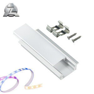 <span class=keywords><strong>Perfil</strong></span> <span class=keywords><strong>LED</strong></span> de Aluminio Resistente <span class=keywords><strong>para</strong></span> Uso en Exteriores, con Tapas y Clips de Montaje - Product Image 1