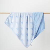 Selimut bulu domba karang motif Dot, selimut handuk kantor tahan angin untuk bayi baru lahir dan rumah