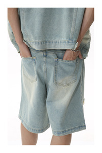 Pantalones cortos <span class=keywords><strong>de</strong></span> verano <span class=keywords><strong>de</strong></span> alta calidad para hombre, pantalones cortos <span class=keywords><strong>de</strong></span> mezclilla holgados <span class=keywords><strong>azul</strong></span> <span class=keywords><strong>marino</strong></span> para hombre, pantalones cortos vaqueros informales <span class=keywords><strong>de</strong></span> moda clásica para hombre, pantalones cortos personalizados para hombre - Product Image 6