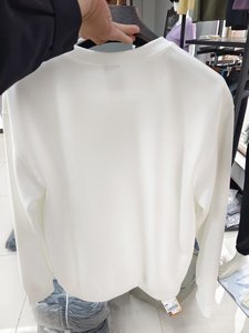 320g Heavyweight <b>Pullover</b> Sweater 3D Embroidery Customizable Logo Round Neck Thick & Warm Winter Oversized Sweatshirt for <b>Men</b> - Product Image 3
