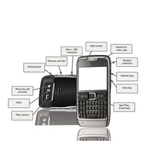 Envío Gratis, Teléfono Celular Clásico Desbloqueado con Teclado QWERTY Completo 3G, Modelo E71