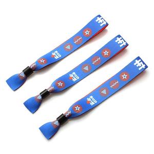 Bracelet en tissu de sublimation avec logo personnalisé pour fêtes musicales - Product Image 4