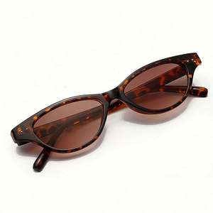Gafas de Sol de Moda para Mujer, Montura Estrecha, Diseño Sexy, Gafas de Sol con Estampado de Leopardo, Gafas de Sol Pequeñas con Forma de Ojo de Gato, Novedades 2020 - Product Image 5
