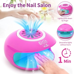 Kit de Esmalte de Uñas para Niñas, Set de Arte de Uñas, Secador de Uñas, Esmalte Desprendible, Regalo para Niñas, Recuerdos para Fiestas de Cumpleaños, Pijamadas y Spa - Product Image 4
