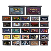 Nouvelle cartouche de jeu filaire ABS de haute qualité pour Game Boy Advance/Game Boy avec étui de protection transparent USA