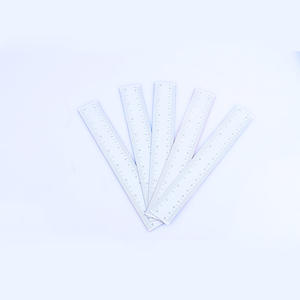 Règle transparente de couleur règles <span class=keywords><strong>en</strong></span> plastique avec centimètres millimètres de pouces couleurs assorties règles claires pour les écoliers - Product Image 6