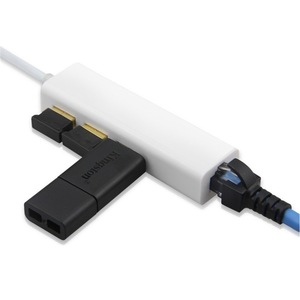 <b>USB</b> <b>2.0</b> Hub With Ethernet Adapter 3 Port <b>USB</b> To RJ45 Network Card For Laptop - Product Image 3