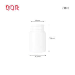 Pharmaceutical Grade Child Resistant Cap 34mm 43mm Neck Custom Color Health Supplement Packaging <b>Pill</b> <b>Bottle</b> Medicine - Product Image 2