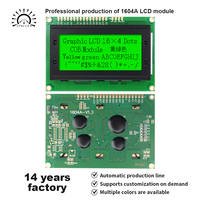 Módulo de Pantalla LCD 1604A 16x4, Matriz de Puntos 5x7, STN Verde, para Placa Controladora de Impresora 3D, Pantalla LCD Industrial, Compra al por Mayor