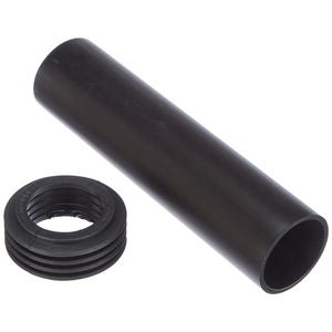 Pato soldable de PE negro con abrazadera 45mm de diámetro 18,5 cm de longitud Accesorios de tubería Producto - Product Image 4