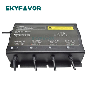 Cargador de Batería de 4 Canales Integrado, 12V 10A, 4 Bancos, Impermeable, Automático, Universal, para Baterías de Plomo-Ácido y Litio - Product Image 3