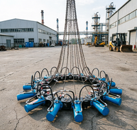Machine de découpe de têtes de pieux en béton à forte pression avec une pression de 31,5 MPa pour la construction de quais portuaires