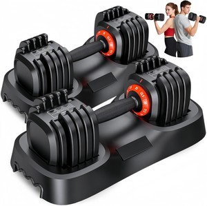 CZFIT Gym Equipment Fitness Workout Wholesale Adjustable <b>Dumbbell</b> Free Weights Set 50kg 40kg 30kg 24kg 10kg 90lbs - Product Image 1