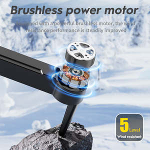 Drone pliable YP1 Pro 360 °   Drone télécommandé avec double écran, moteur sans balais, caméra aérienne 3D, visionnement en temps réel 8K - Product Image 5