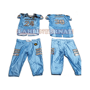 Uniformes de Fútbol Americano Personalizados al Por Mayor, Tallas Grandes, Transpirables y de Secado Rápido, Conjuntos de Camiseta y Pantalones Cortos para Club - Product Image 3