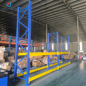 Estantes apilables de estanterías de alambre de metal resistentes de haz ajustable para sistemas de almacenamiento de almacén - Product Image 3