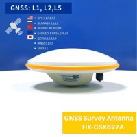 Antena GNSS RTK Berkualitas Tinggi GPS Glonass Beidou, Antena GPS Tahan Air Presisi Tinggi untuk Survei CORS RTK, TOPGNSS
