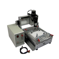 Mini routeur CNC 3020 4 axes pour la gravure de circuits imprimés DIY, machine de fraisage, graveur de bois, découpeuse avec interrupteur de limite, port USB 500W