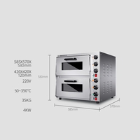 Four électrique commercial et domestique multifonctionnel, mini-four entièrement automatique pour la cuisson de gâteaux et aliments