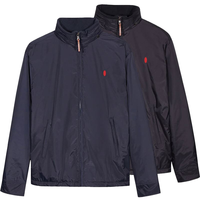 Blouson universitaire pour homme OEM en gros, hiver, style urbain, à fermeture éclair, séchage rapide, en toile enduite, col montant, patchwork sur le devant, personnalisable