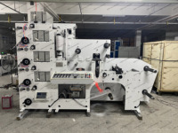 Machine d'impression flexographique haute vitesse pour gobelets en PVC, BOPP, PE, papier, film plastique, feuille d'aluminium, étiquettes 2, 4, 5 couleurs