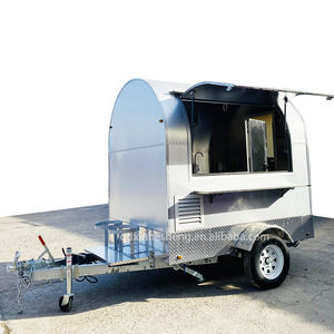 Mini camion de nourriture camping remorque restauration hot-dog chariot de nourriture mobile camion de nourriture entièrement cuisine - Product Image 2